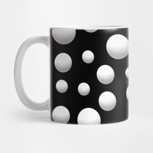 White Polka Dots Mug